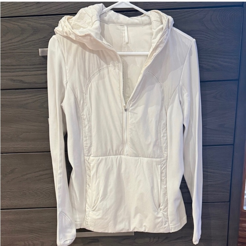 Lululemon Run For Cold Half Zip Primaloft Pullover Jacket 6 Small Puffer Puff